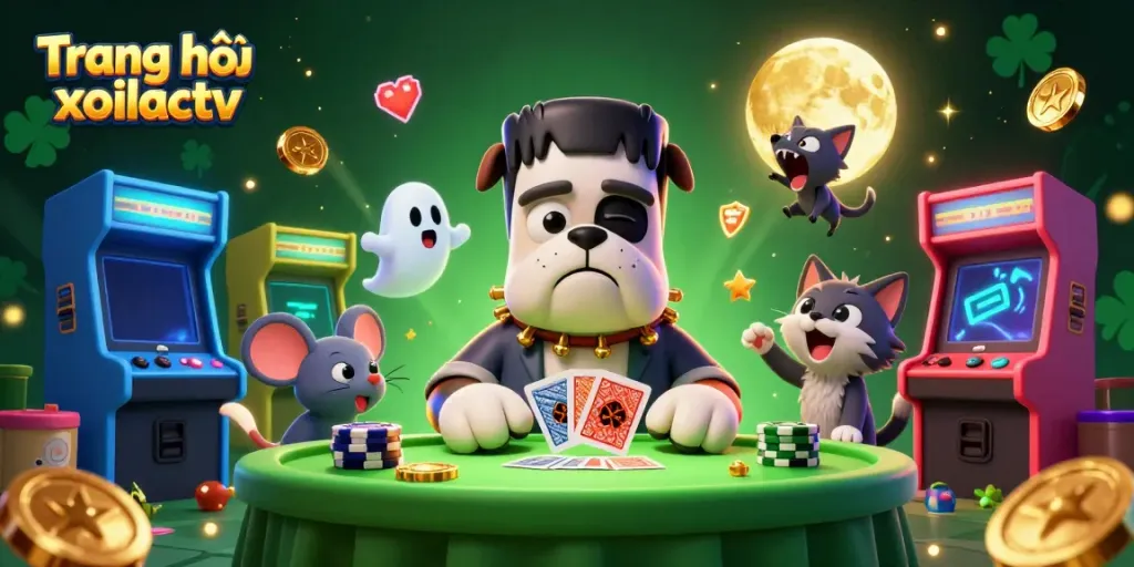 Experience thrilling gambling action at Trang chủ xoilactv with dynamic characters and casino elements.