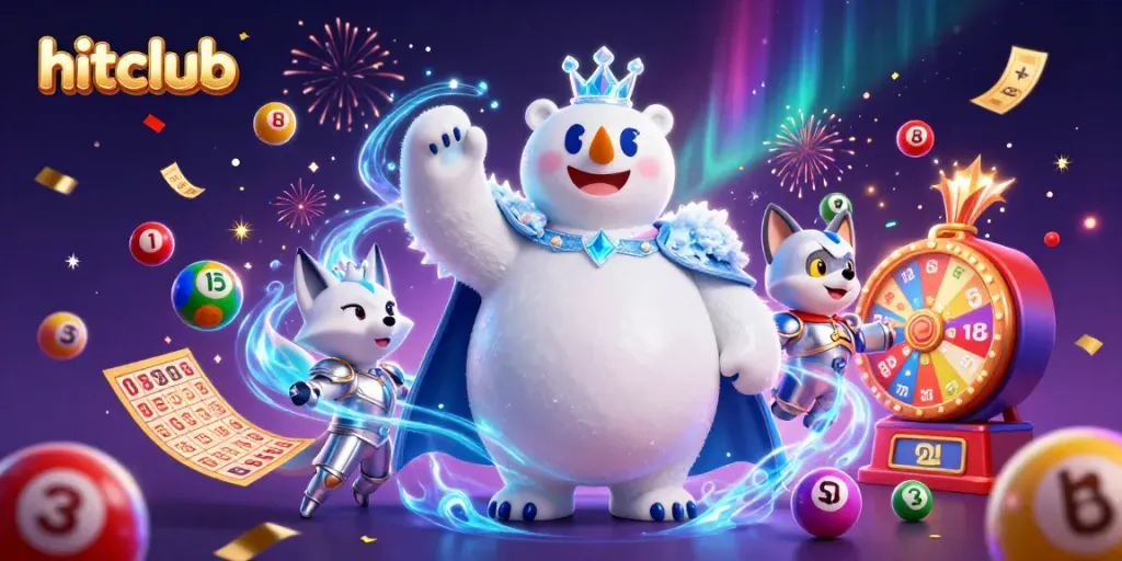 Spin the hitclub lottery with vibrant visuals of jackpots and prizes to win big!