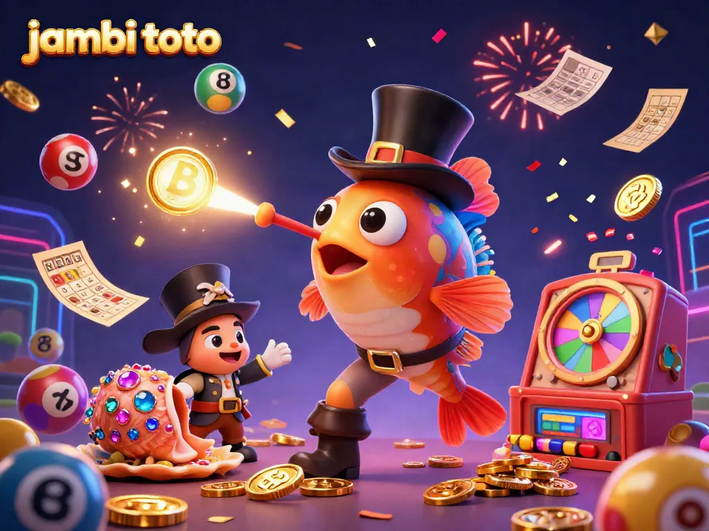 Experience thrilling jambi toto gameplay with a vibrant scene of energetic characters and dynamic game elements.