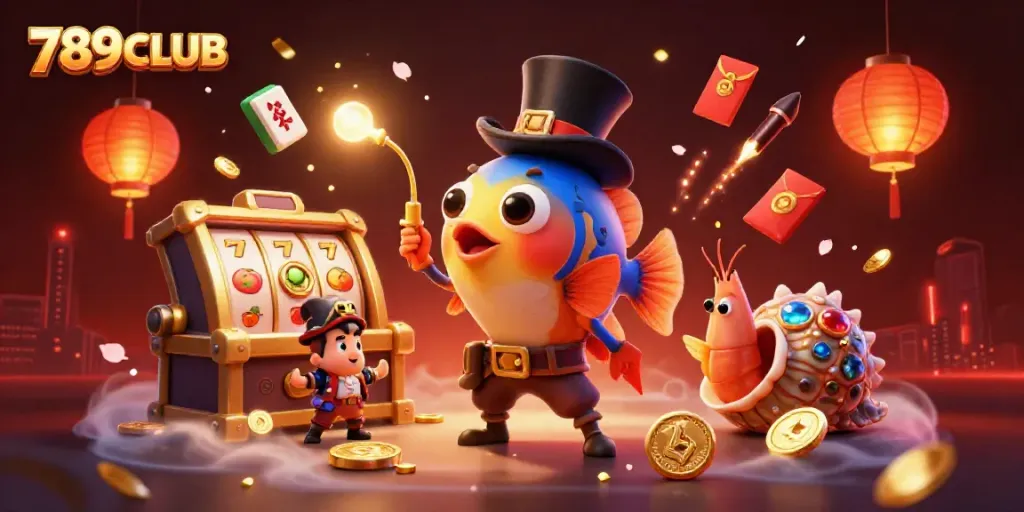 Engage in excitement with 789CLUB featuring dynamic slot elements and vibrant characters.