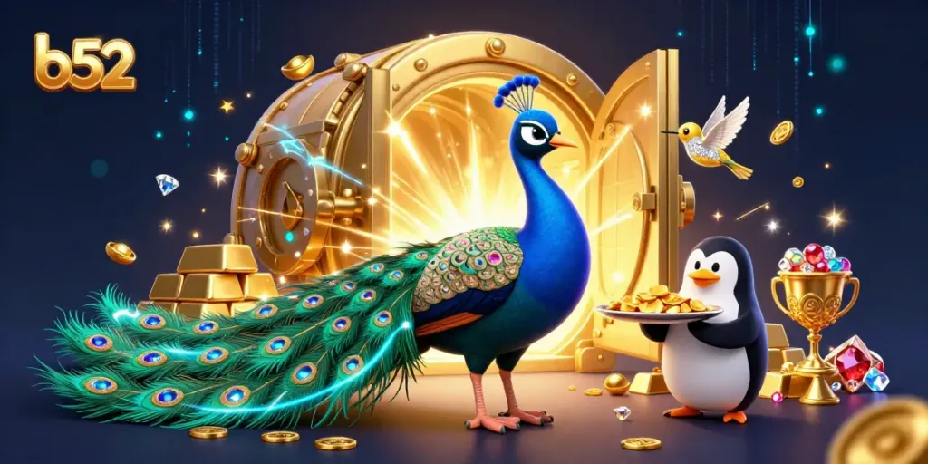 Engage with b52 slot games featuring vibrant gems and golden treasures in 3D animated fun.