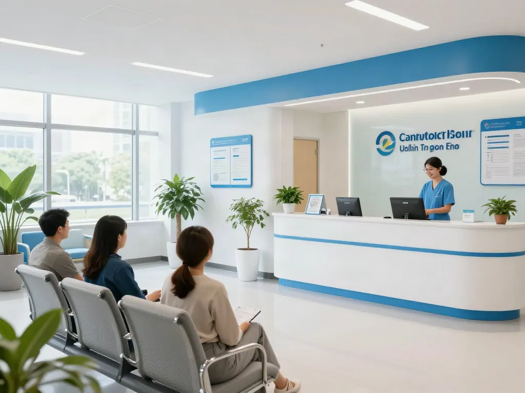 Toto slot services integrating medical care, with healthcare professionals providing patient-centered care in a modern health clinic.