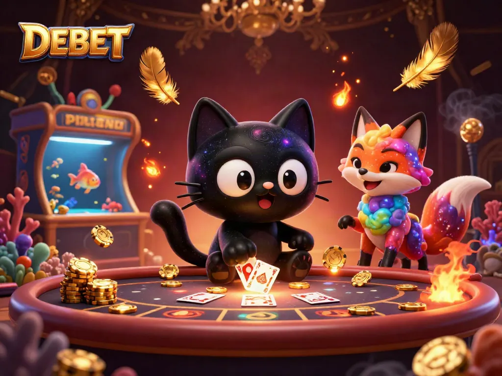 Experience thrilling fish shooting gameplay at DEBET with captivating characters and vibrant visuals.