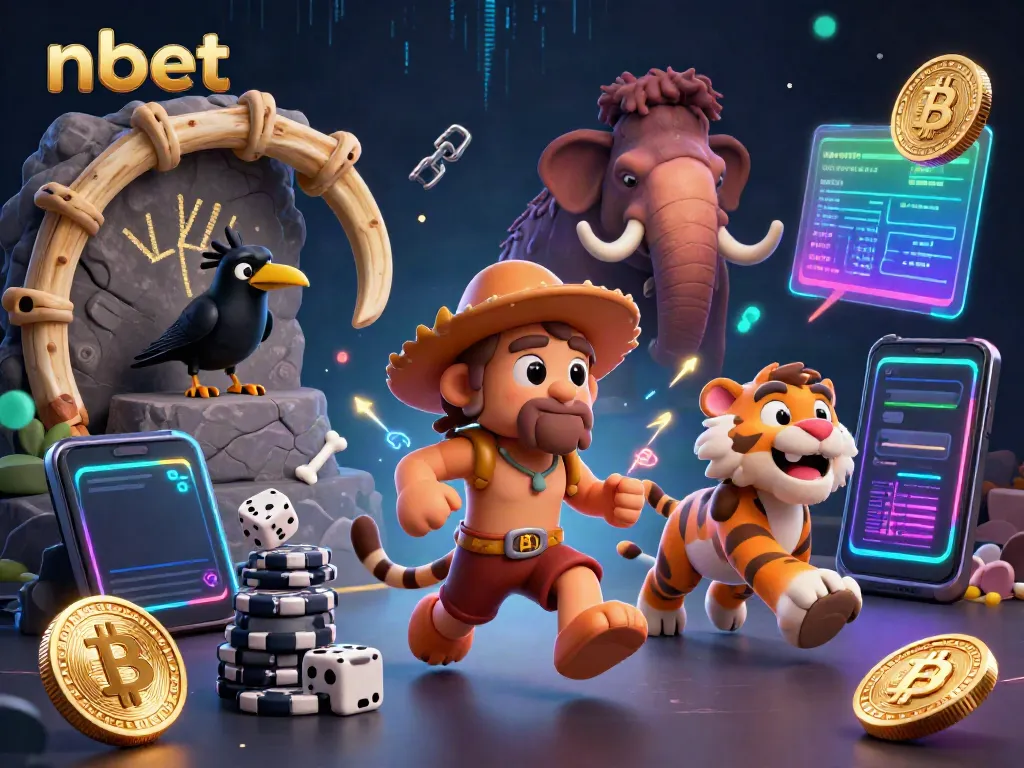 Engage in ultimate gameplay with nbet as cavemen and a sabertooth tiger run a prehistoric casino