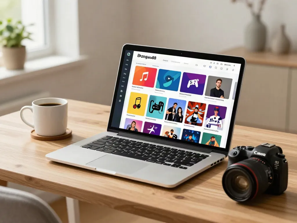 Engaging user experience on bangau88 showcasing diverse digital entertainment options in a cozy home setting.